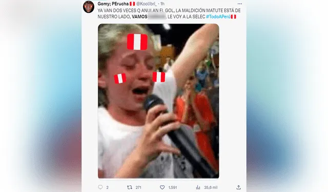     El encuentro entre Perú y Brasil por las Eliminatorias 2026 dejó estos divertidos memes. Foto: Twitter      