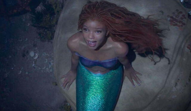 Muchos internautas criticaron la elección de Halle Bailey como Ariel al no considerarla como la adecuada para el papel. Foto: Walt Disney Studios   