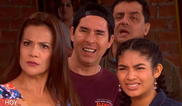 Los Gonzales quedaron sorprendidos luego de la revelación de Dalila en su regreso a Las Nuevas Lomas. Foto: América TV   