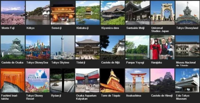  Los mejores lugares para visitar en Japón. Foto: Google   