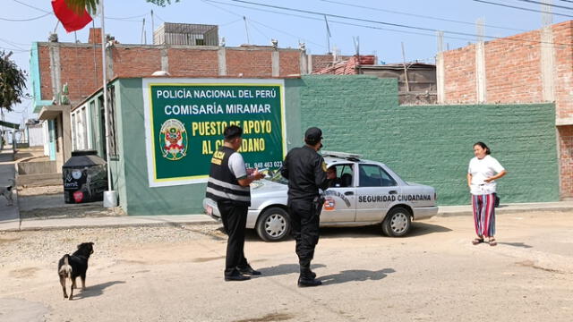  Inseguros. En Miramar, los pobladores requieren presencia policial, pero hay lugares que son inaccesibles para la PNP. Foto: Yolanda Goicochea/URPI-LR    