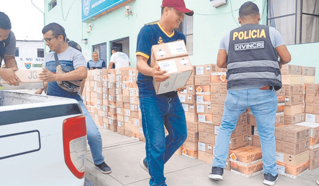  Municiones. La policía encontró 350.000 balas en Tumbes que iban a ser vendidas en Ecuador. Foto: difusión    