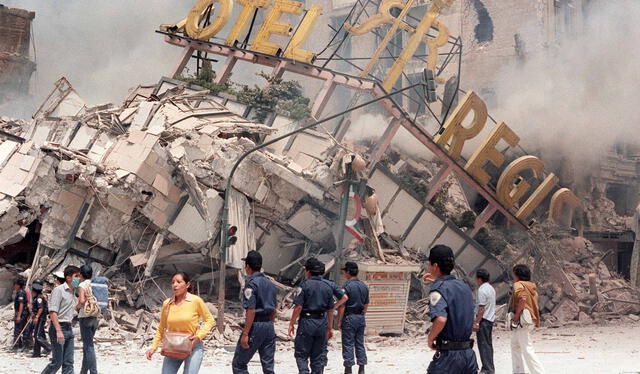 El sismo del 19 de septiembre de 1985 dejó más de 6.000 fallecidos. Foto: AFP   