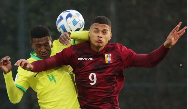  Kevin Kelsy con la Vinotinto sub-20. Foto: AFP   