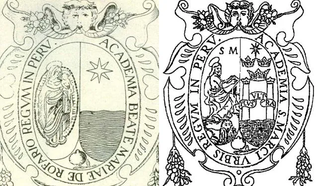 El escudo de la Universidad Nacional Mayor de San Marcos (UNMSM). Foto: composición LR/ResearchGate   