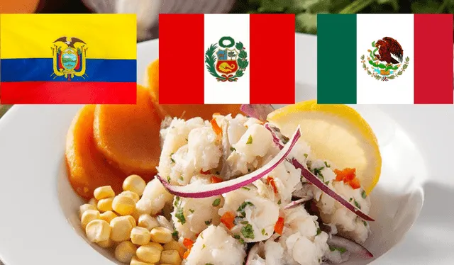  México y Ecuador son países que también consumen ceviche. Foto: composición LR   