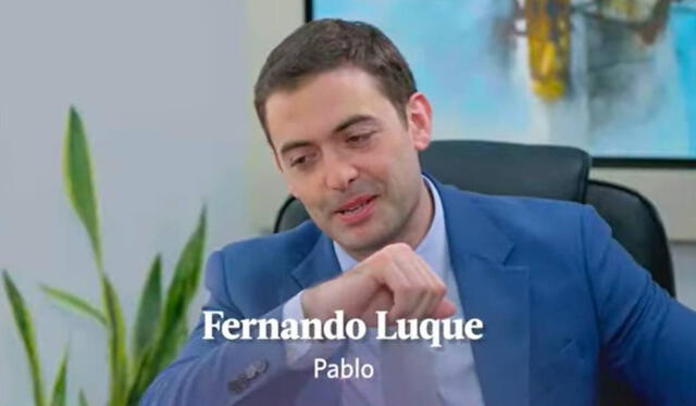 Fernando Luque will play Pablo in 'Perdóname'.  Photo: América TV   