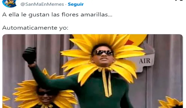 El 21 de setiembre se ha convertido en tendencia regalar flores amarillas. Foto: Twitter   