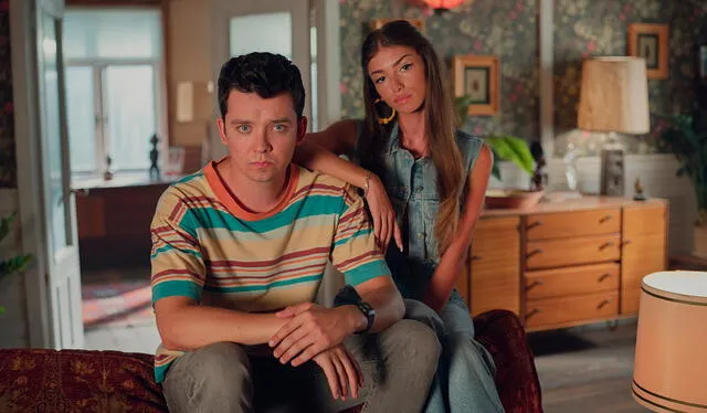 Asa Butterfield y Mimi Keene les dieron el adiós definitivo a sus personajes de Otis y Ruby, respectivamente. Foto: Netflix   