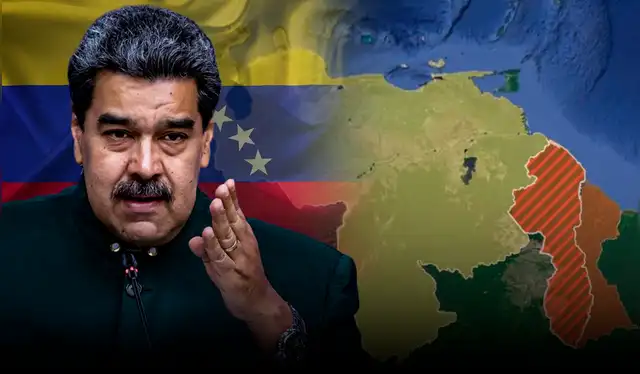 En 2018, Guyana, antigua colonia británica, interpuso una demanda contra Caracas en la CIJ para resolver la disputa territorial. Foto: composición LR/EFE/BBC En 2018, Guyana, antigua colonia británica, interpuso una demanda contra Caracas en la CIJ para resolver la disputa territorial. Foto: composición LR/EFE/BBC