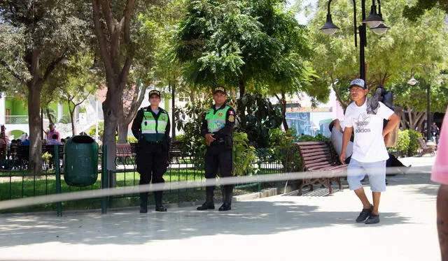  Agentes. A pesar de la emergencia, la presencia policial es mínima en la provincia de Sullana.  Foto: Wilson Siancas LR    