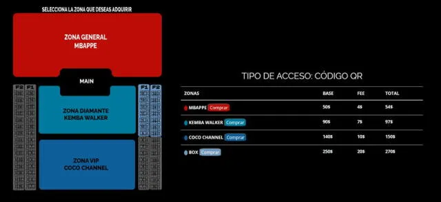  Costo de las entradas para el concierto de Eladio Carrión en Caracas. Foto: captura web/Maketicket<br><br>    