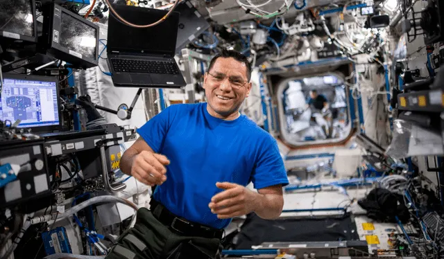  Frank Rubio permanece en la Estación Espacial Internacional desde septiembre de 2022. Foto: NASA   
