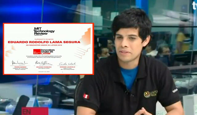 Eduardo Lama creó la primera empresa peruana que que produce alimentos a base de insectos. Foto: composición LR/TV Perú    