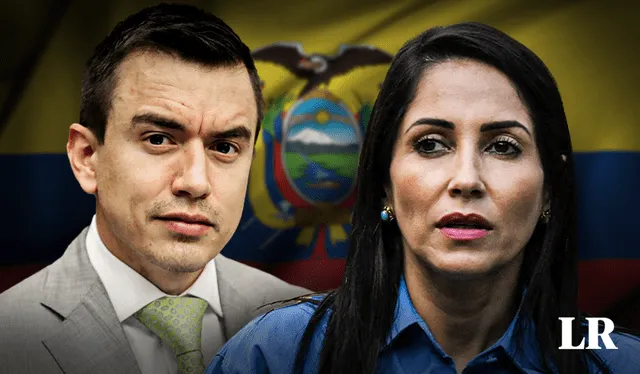 Daniel Noboa y Luisa González pasaron a segunda vuelta y disputarán la presidencia en octubre. Foto: composición de Jazmín Ceras para LR/AFP   