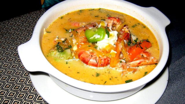 Chupe de camarones arequipeño. Foto: Recetas de Perú.  