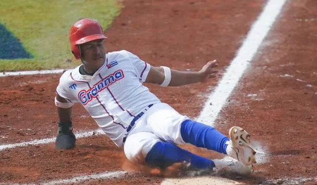 Los Alazanes de Granma se llevaron el primer triunfo en la historia de la Baseball Champions League. Foto: LMB   