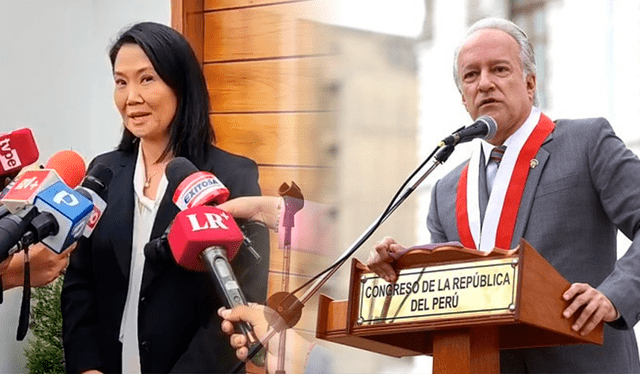 Keiko Fujimori lamentó muerte de congresista. Foto: composición LR/ La República   