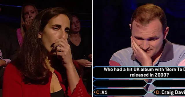 Diana Ingram tosia para poder ayudar a su esposo a elegir las respuestas del concurso '¿Quién quiere ser millonario?'. Foto: Metro UK   