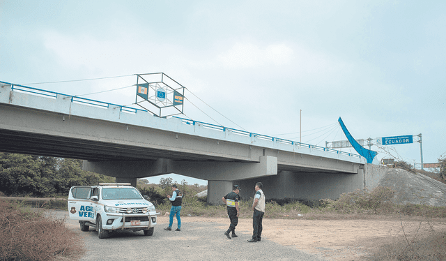  Patrulla. Puente de la Paz registra poco personal policial. Foto: difusión    