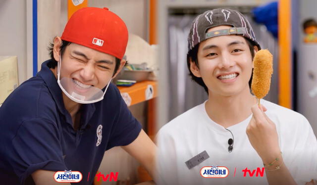  Taehyung regresa con más escenas divertidas en 'Jinny's Kitchen'. Foto: tvN    
