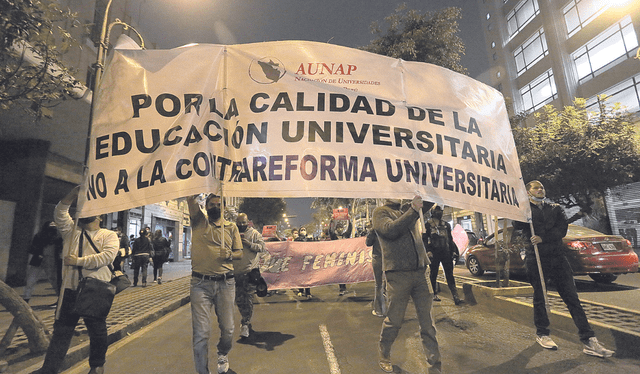  Afectados. Estudiantes ya sufren efectos de contrarreforma. Foto: difusión    