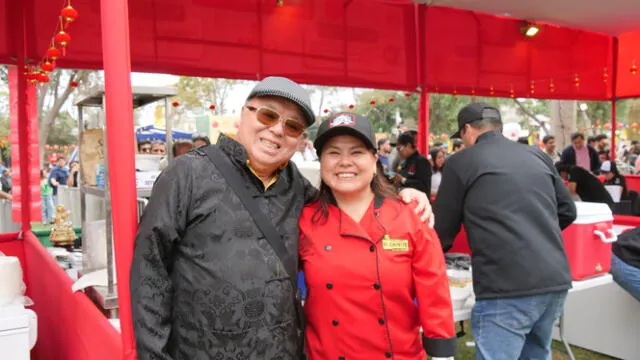  Luis Yong y su hija Vanessa Yong, los genios detrás de San Joy Lao. Foto: Kelly Veliz   