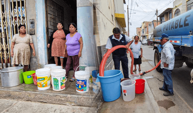 Corte de agua en Lima. Foto: composición LR   