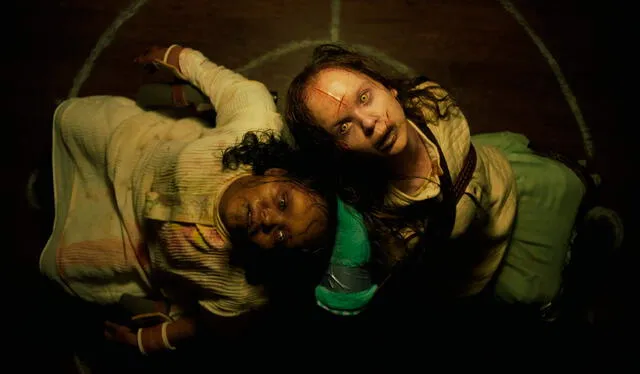 Angela y Katherine son las niñas que serán poseídas en 'El exorcista: creyentes'. Foto: Universal Pictures   