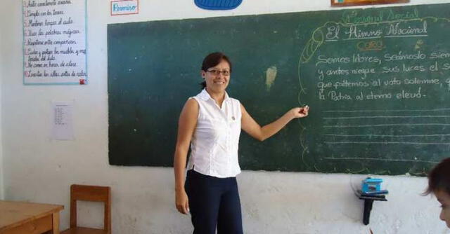  Profesor en Perú. Foto: Educación en red   