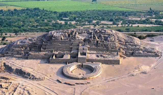  La ciudadela de Caral es llamada de las más antiguas de América. Foto: Andina   