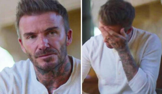 David Beckham recordó en su documental su expulsión en el Mundial de 1998. Foto: composición LR/Netflix 