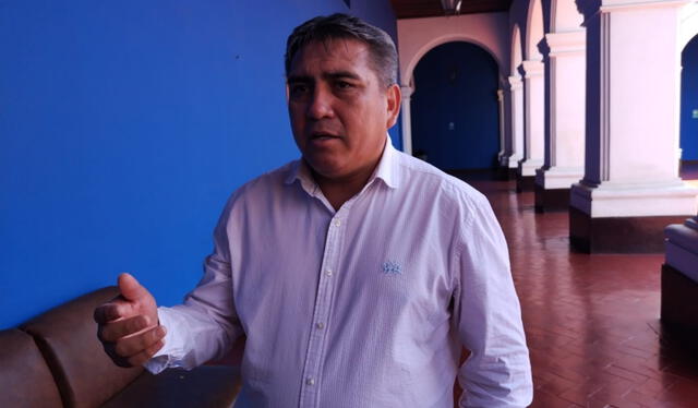  Alza su voz. Javier Mendoza señala que su provincia de Virú vive en zozobra por crímenes.    