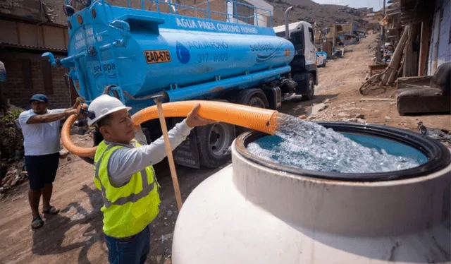 sedapal restablecimiento de agua