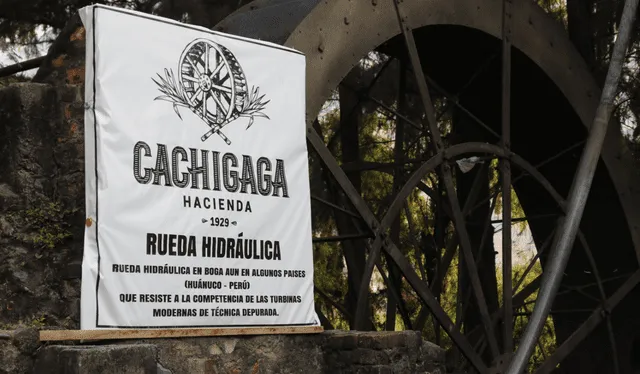 Rueda Hidráulica en la Hacienda Cachigaga. Foto: Hernán Torres /La República   