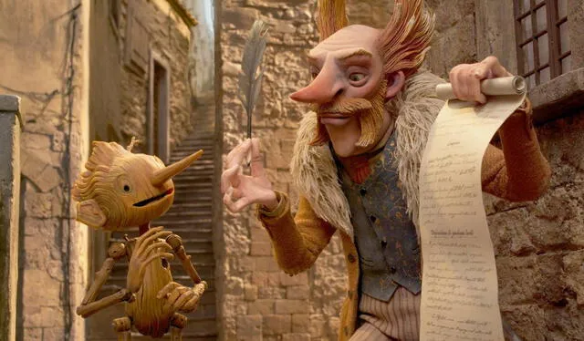 ‘Pinocho', de Guillermo del Toro, ganó el Premio Óscar en 2023 a mejor película animada. Foto: Netflix 