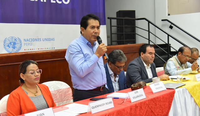  Luis Villanueva propone alianzas contra la delincuencia en el sector. Foto: La República    