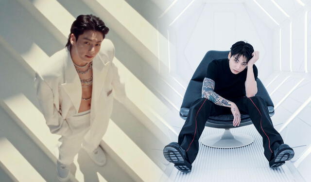  Jungkook vuelve alborotar a sus fans con su nueva canción '3D'. Foto: composición LR/BIGHIT MUSIC    
