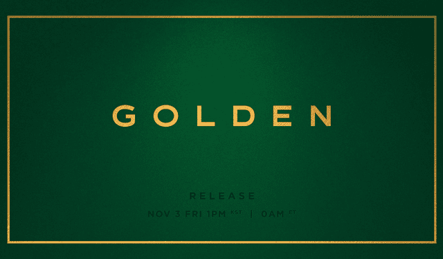  Anuncio de 'Golden', el álbum de Jungkook. Foto: BIGHIT Music    