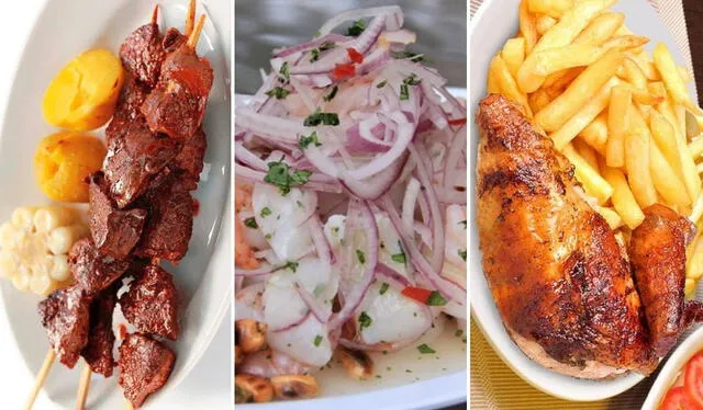  Las lista de Los 10 mejores platos peruanos de Taste Atlas tiene algunas de las recetas más icónicas de nuestro país. Foto: composición LR/Comidas peruanas/Ceviche web   