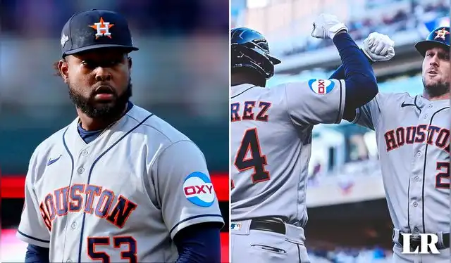 Cristian Javier fue una de las piezas clave en la victoria de los Astros. Foto: composición LR / MLB   