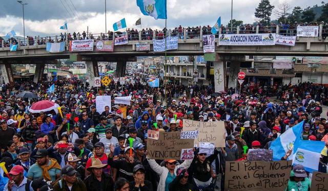Guatemala vive en crisis por la permanencia de Consuelo Porras en la Fiscalía. Foto: EFE   