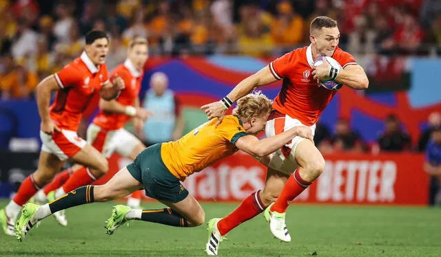 Gales le propinó una paliza a Australia durante la fase de grupos. Foto: EFE 