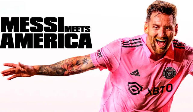 ‘Messi Meets America’ es un documental que contará con 6 episodios y abarcará la llegada del futbolista al Inter Miami. Foto: AppleTV+   