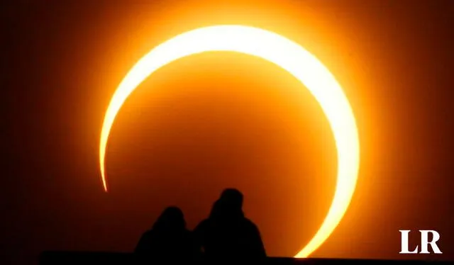 Eclipse solar parcial en el Perú. Foto: composición LR    