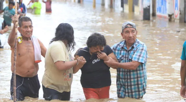 El desborde del río La Leche dejó decenas de damnificados. Foto: La República   