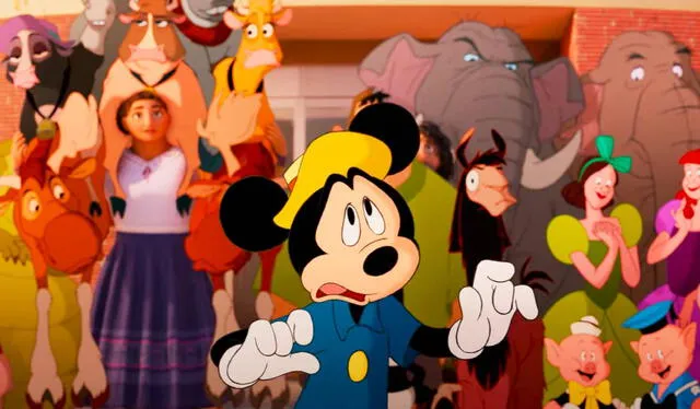Más de 500 personajes animados de Disney aparecen en 'Había una vez un estudio'. Foto: Disney   