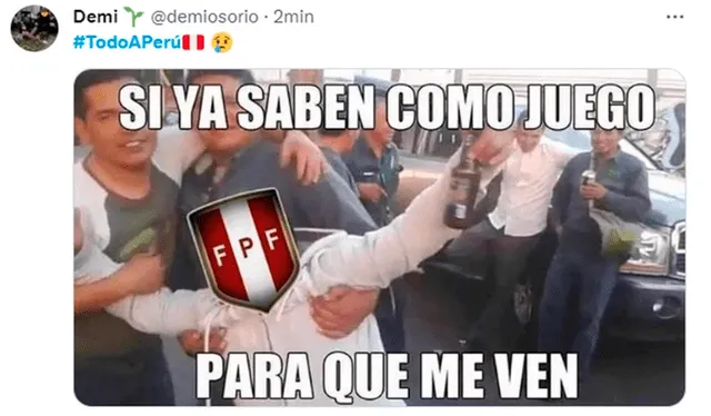 Los memes de la derrota de Perú contra Argentina inundan las redes sociales. Foto: composición LR/ Twitter   