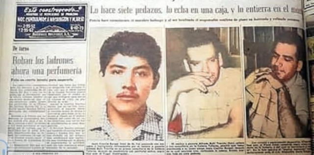 Recorte periodístico sobre crimen perpetrado por Alfredo Ballí. Foto: El Clarín   