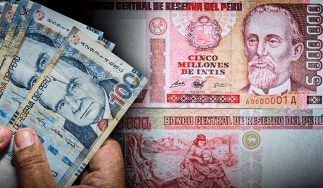 El BCRP refiere que los billetes de intis no pueden ser canjeados por soles. Foto: composición de Gerson Cardozo/La República   